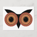Search for owl pattern postcards Cute
