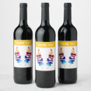 Search for chicken wine labels Watercolor