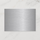 Search for blank metal business cards Plain