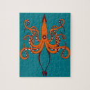 Search for sea monster puzzles Squid