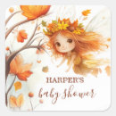 Search for autumn square stickers Baby girl