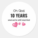 Search for 10th anniversary stickers Anniversaries