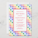 Search for polka dot border invitations Modern