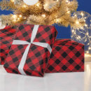 Search for red and black buffalo plaid wrapping paper Rustic