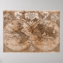 Search for black and white world map posters Continents