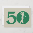 Search for golfer birthday invitations Green