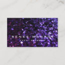 Search for purple glitter business cards Salon