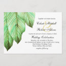 Search for tropical foliage wedding invitations Botanical
