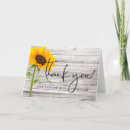 Search for sunflower thank you cards Script