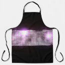 Search for music designs aprons Purple