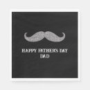 Search for mustache napkins Hipster