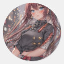Search for military girl stickers Anime