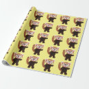Search for red panda wrapping paper Pandas