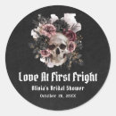 Search for skull round stickers Bridal shower
