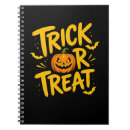 Search for halloween notebooks Trick or treat