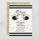 Search for lashes birthday invitations Glitter