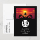 Search for black silhouette invitations Sunset