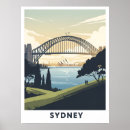 Search for sydney vintage travel posters Harbour bridge