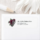 Search for skeleton wedding return address labels Gothic