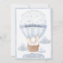 Search for blue elephant baby shower invitations Watercolor