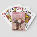 Search for western playing cards Floral