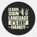 Search for handy stickers Asl