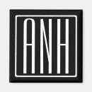 Search for monogram initials magnets Chic