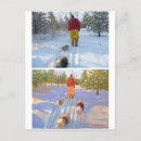 Search for dog christmas postcards Snow