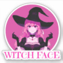 Search for witch face stickers Witches