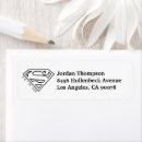 Search for super hero return address labels Supergirl