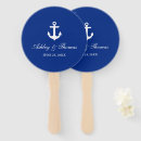 Search for beach wedding hand fans Blue