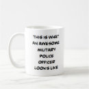 Search for police officer mugs Military