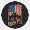 Search for veterans day thank you stickers Patriotic