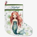 Search for mermaid christmas stockings Whimsical