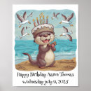 Search for cute otter posters Beach