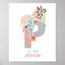 Search for animal alphabet kids posters Cute