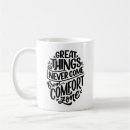Search for comfort quote mugs Typography