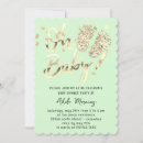 Search for mint and gold baby shower invitations For kids