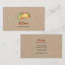 Search for mexican food business cards Chef
