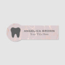 Search for rose gold name tags Dentist