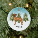 Search for rhodesian ridgeback christmas tree decorations Winter