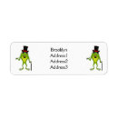 Search for funny frog return address labels Cute