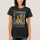 Search for childhood cancer tshirts Gold