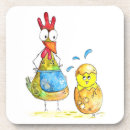 Search for hen coasters Whimsical