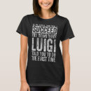 Search for luigi tshirts Try