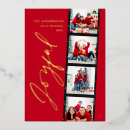 Search for modern script christmas cards Red