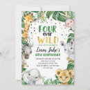 Search for four ever wild Jungle birthday