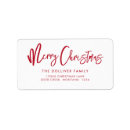 Search for casual return address labels Handwritten script
