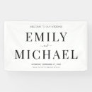 Search for modern minimalist wedding banners Simple