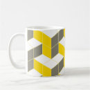 Search for grey and yellow mugs Abstract